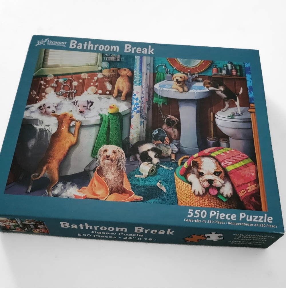 Bathroom Break 550-Piece Puzzle